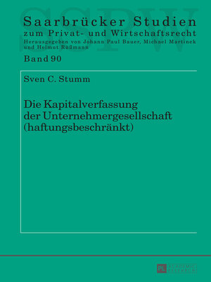 cover image of Die Kapitalverfassung der Unternehmergesellschaft (haftungsbeschränkt)